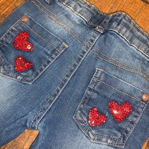 Jeans with heart details ❤️❤️